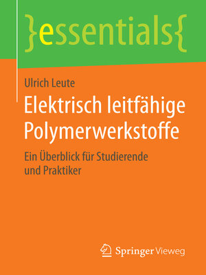 cover image of Elektrisch leitfähige Polymerwerkstoffe